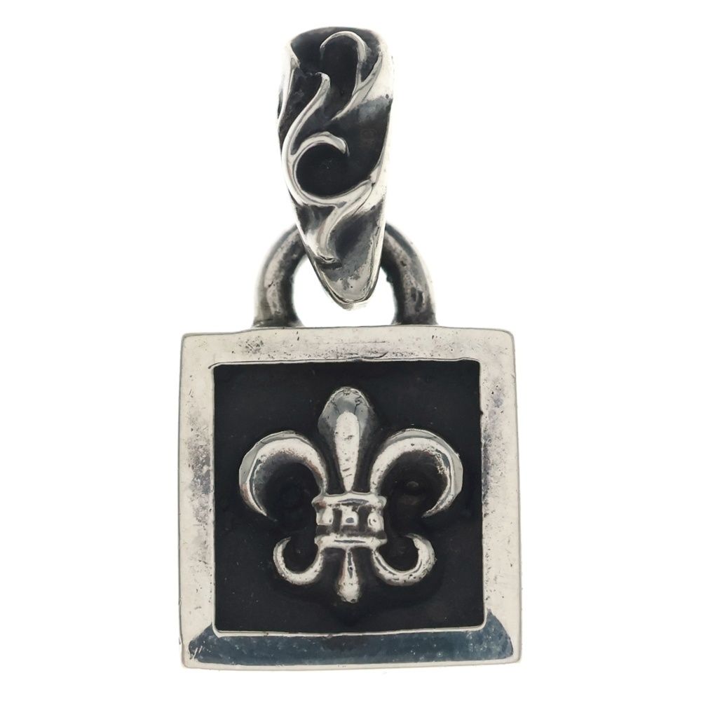 Chrome Hearts Framed BS Fluer BS Charm Pendant Top Silver