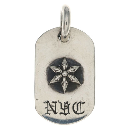Chrome Hearts Raised Star Dogtag Dog Tag Nyc Limited Necklace Top Silver