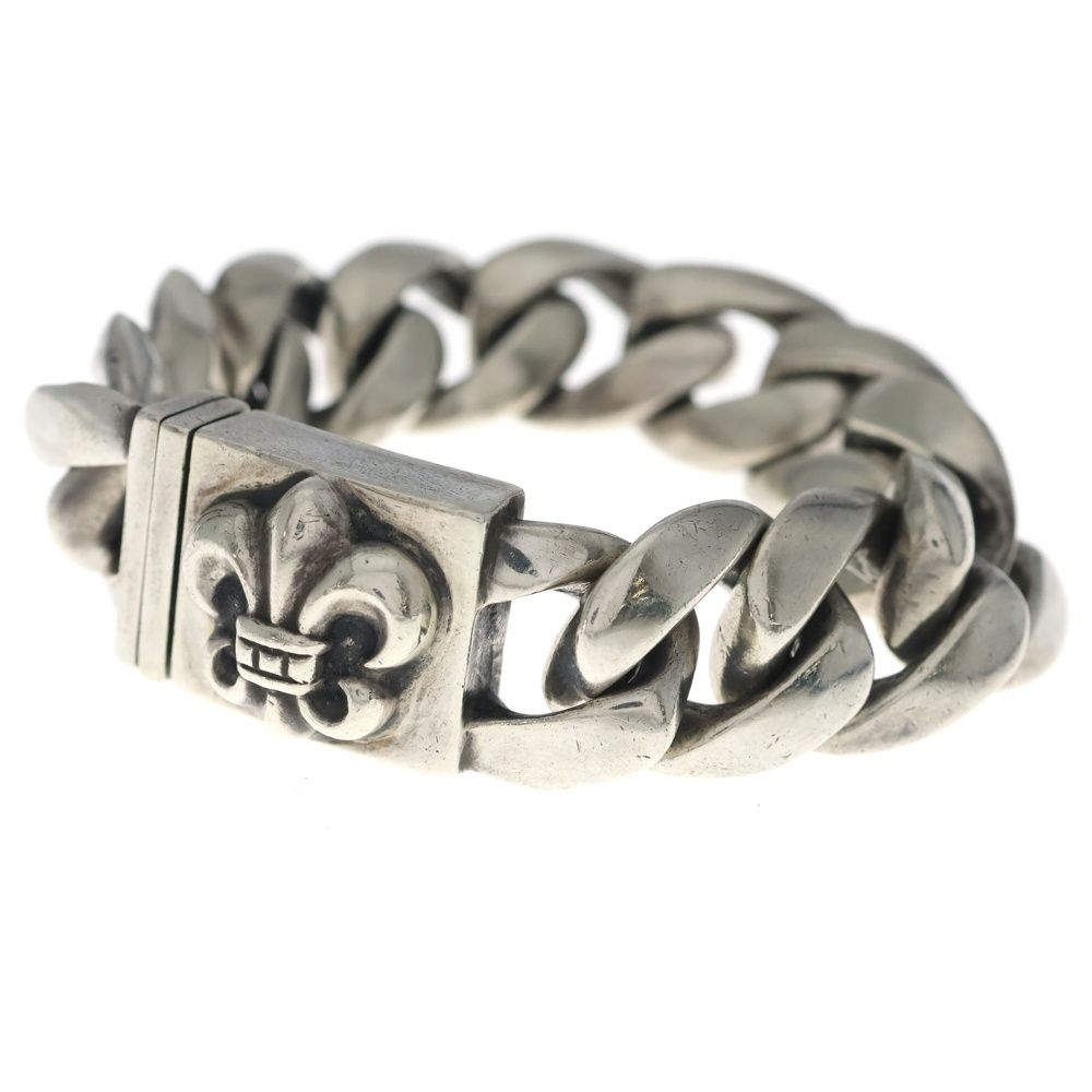 Chrome Hearts Clsc BS Flange Box ID Bracelet Silver