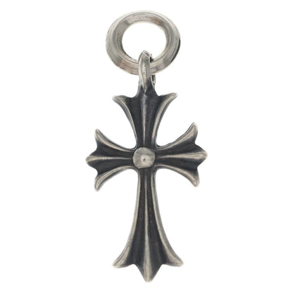 Chrome Hearts Tiny CH Cross Charm Necklace Top Silver