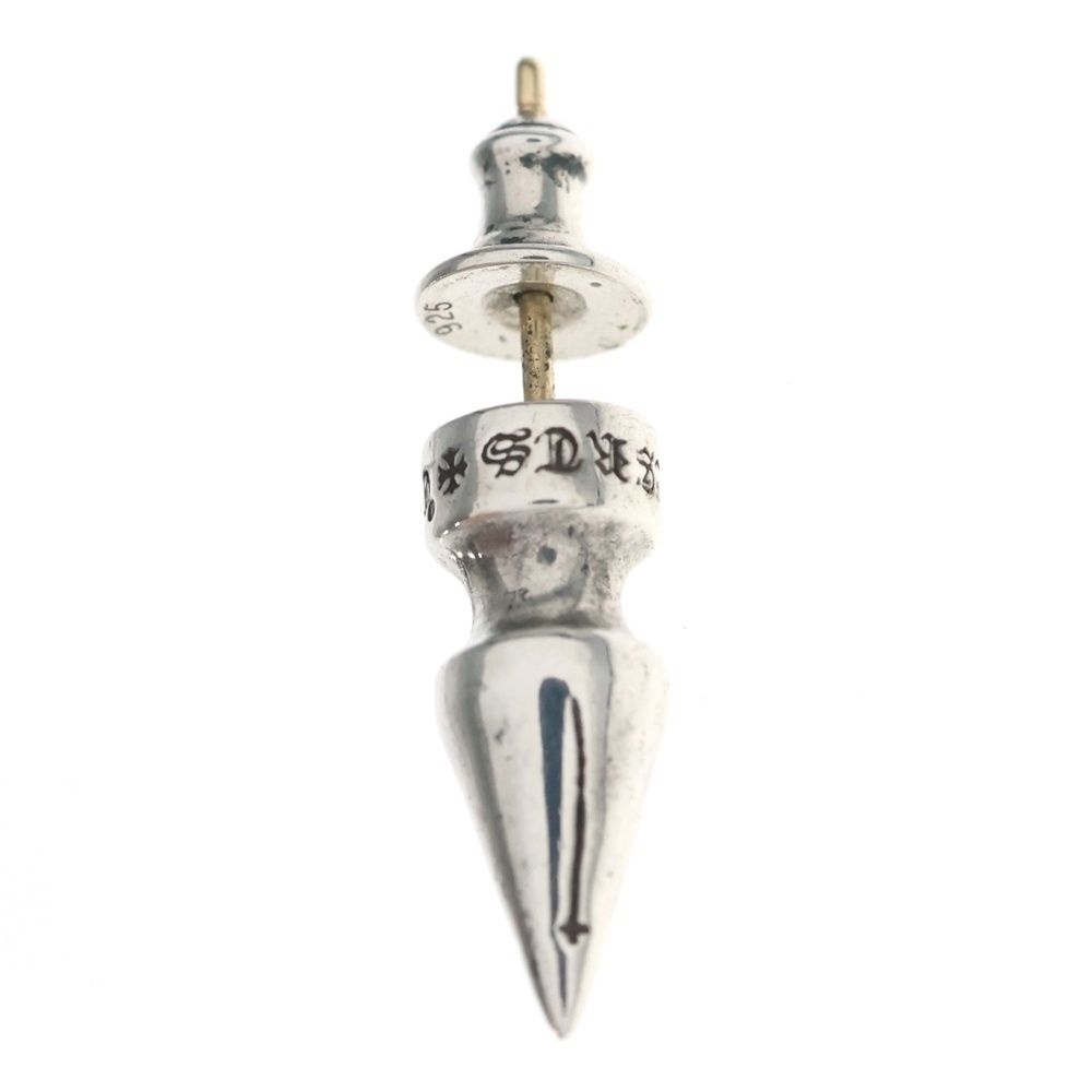 Chrome Hearts Spike Tny Std Tie Nice Pike Stud Silver Earrings