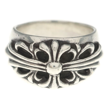 Chrome Hearts Flrl Crs Floral Cross Silver Ring — view 4