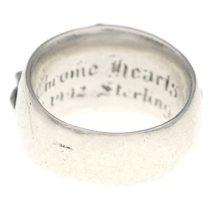 Chrome Hearts Flrl Crs Floral Cross Silver Ring — view 2