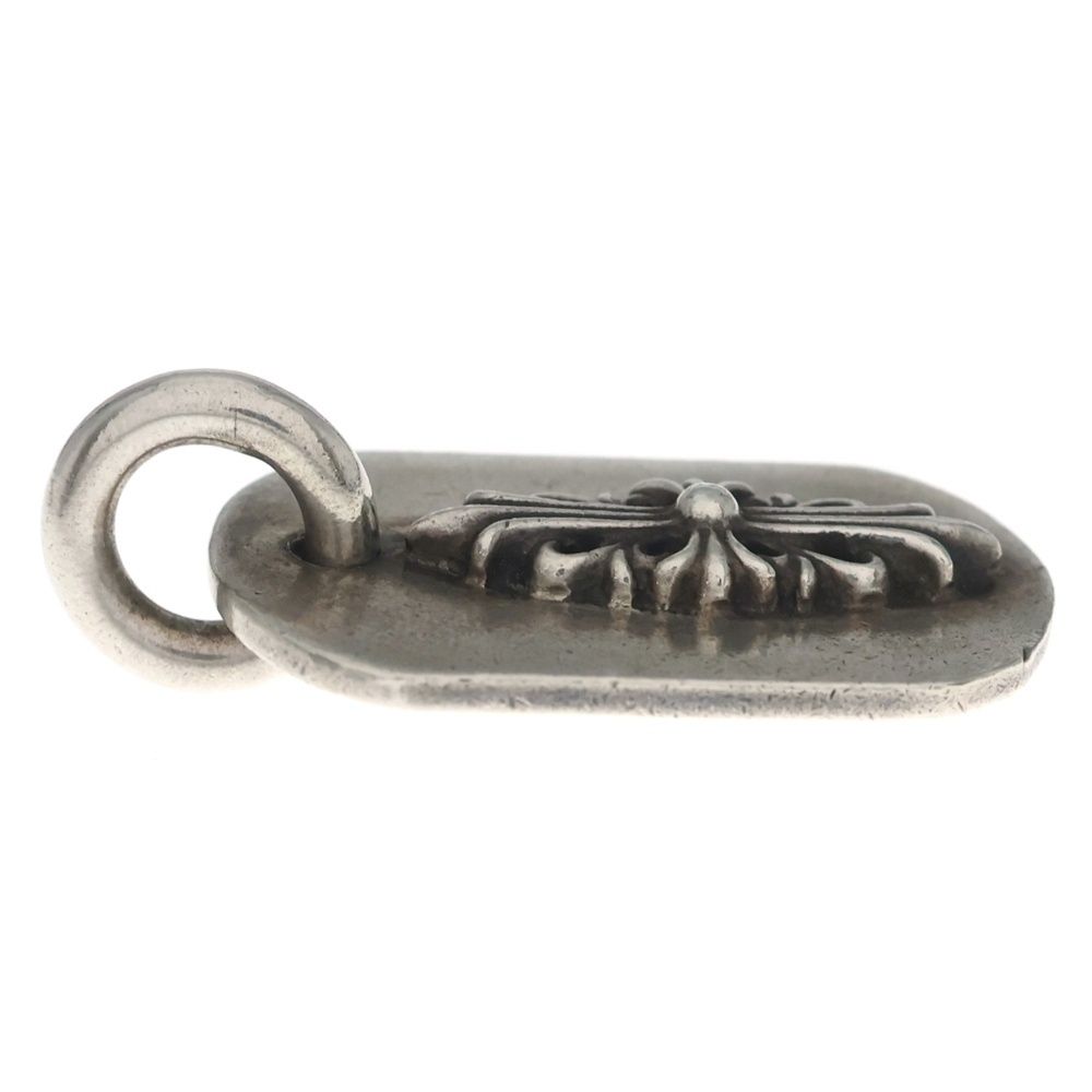 Chrome Hearts Raised Frrl Dogtag Floral Cross Dog Tag Pendant Top Silver — view 3