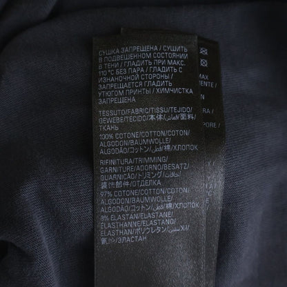 Balenciaga Offshore Vintage Wash Crew Neck Top Short Sleeve T-Shirt Black — view 7