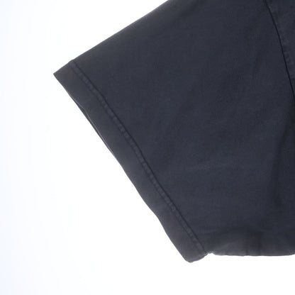 Balenciaga Offshore Vintage Wash Crew Neck Top Short Sleeve T-Shirt Black — view 5