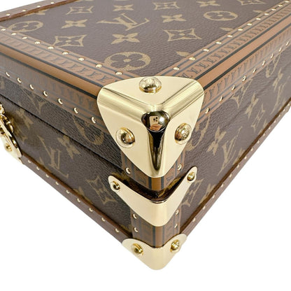 Louis Vuitton Monogram 2-Way Bag Petite Valise Handbag Brown — view 7