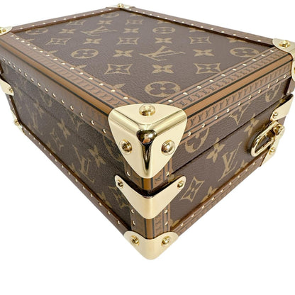 Louis Vuitton Monogram 2-Way Bag Petite Valise Handbag Brown — view 6