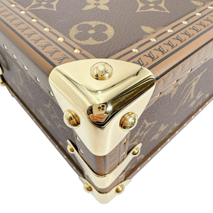 Louis Vuitton Monogram 2-Way Bag Petite Valise Handbag Brown — view 8