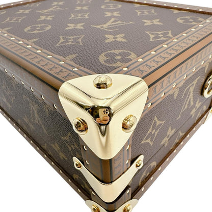 Louis Vuitton Monogram 2-Way Bag Petite Valise Handbag Brown — view 9