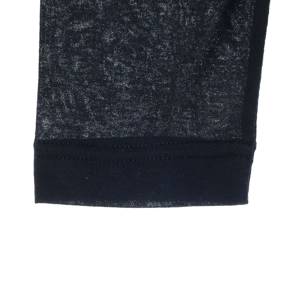 Balenciaga Mock Neck Long Sleeve T-Shirt Black — view 5