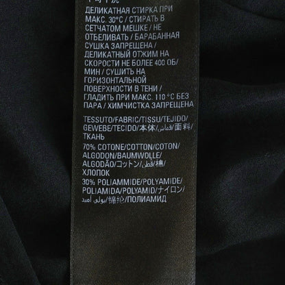 Balenciaga Mock Neck Long Sleeve T-Shirt Black — view 7