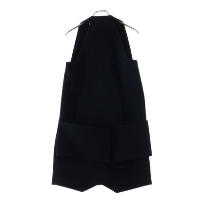 Louis Vuitton Lining Monogram Pattern Wool Big Button Double Breasted Mini — view 2
