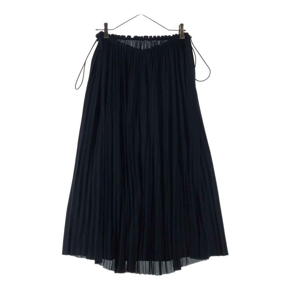 Balenciaga Drawstring Pleated Skirt Black — view 2