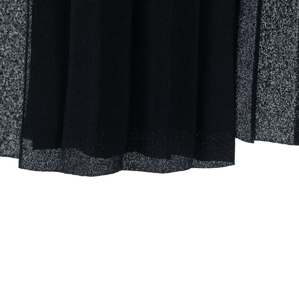 Balenciaga Drawstring Pleated Skirt Black — view 5