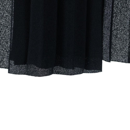 Balenciaga Drawstring Pleated Skirt Black — view 5