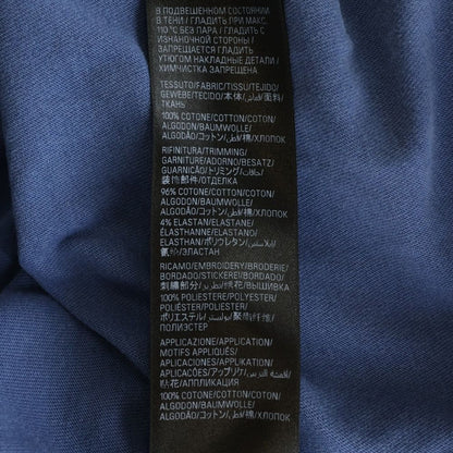 Balenciaga BE Kind Distressed Short Sleeve T-Shirt Blue — view 7