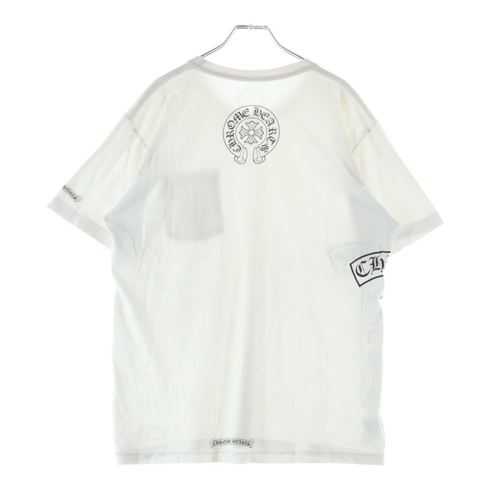 Chrome Hearts Horse Shoe Scroll Label Print Front Pocket Crew Neck Short Sleeve — view 2