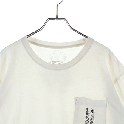 Chrome Hearts Horse Shoe Scroll Label Print Front Pocket Crew Neck Short Sleeve — view 3
