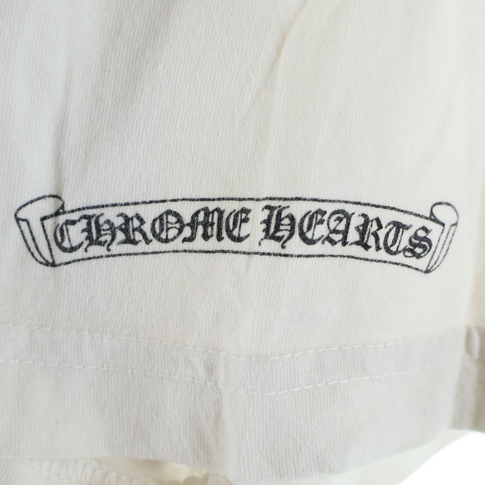 Chrome Hearts Horse Shoe Scroll Label Print Front Pocket Crew Neck Short Sleeve — view 5