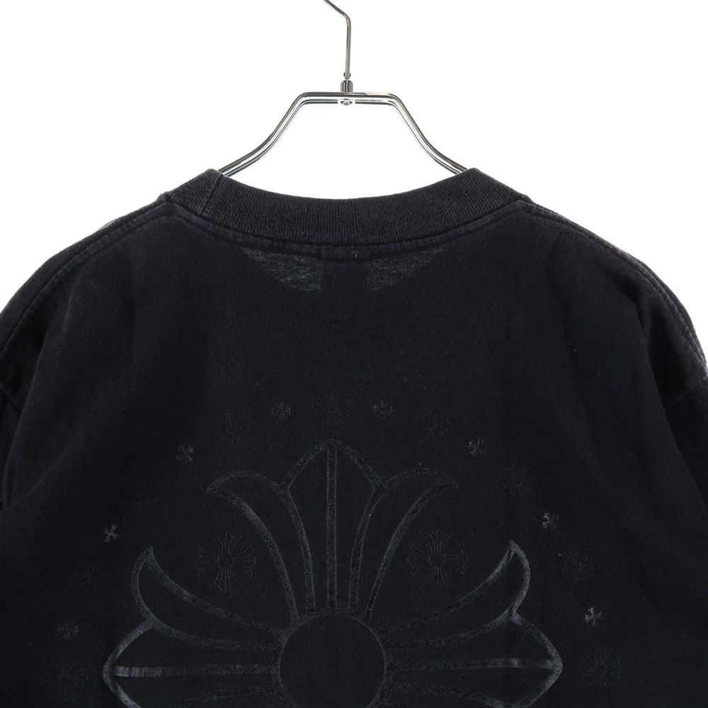 Chrome Hearts CH Plus S Tee CH Print Crew Neck Short Sleeve T-Shirt Black — view 4