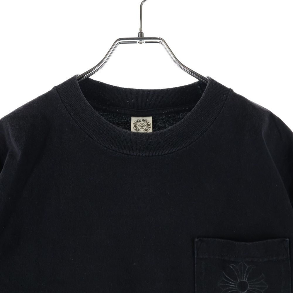 Chrome Hearts CH Plus S Tee CH Print Crew Neck Short Sleeve T-Shirt Black — view 3