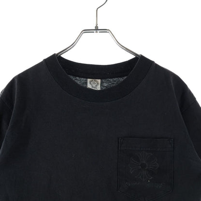 Chrome Hearts Vintage CH Plus Logo Pocket Short Sleeve T-Shirt Black — view 3
