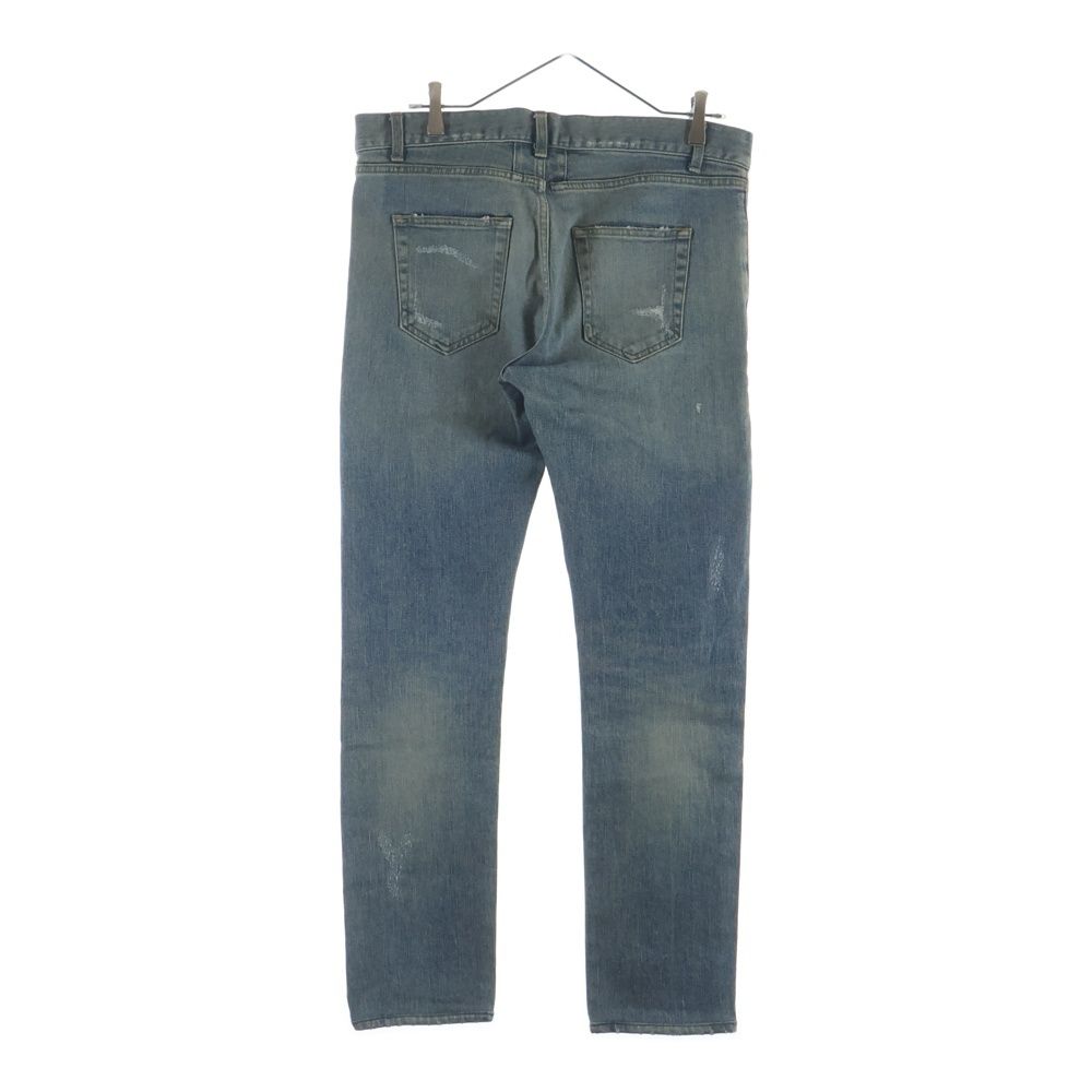 Saint Laurent Paris Denim Pants Indigo — view 2