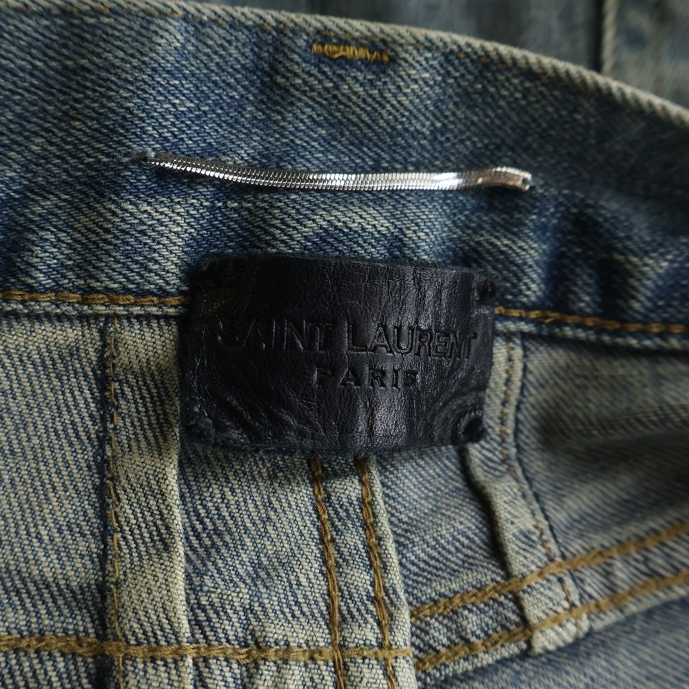Saint Laurent Paris Denim Pants Indigo — view 7