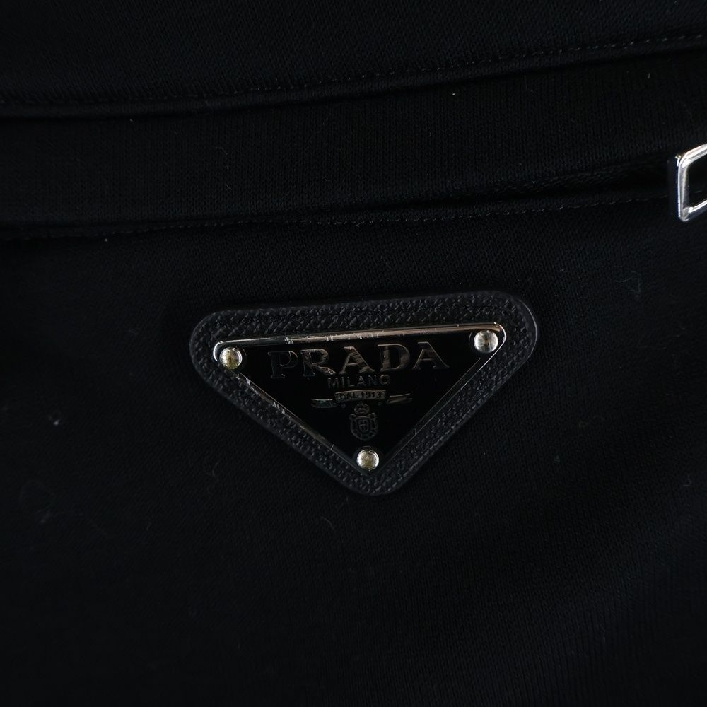 Prada Re-Nylon Sarouel Sweatshirt Long Pants Black — view 5