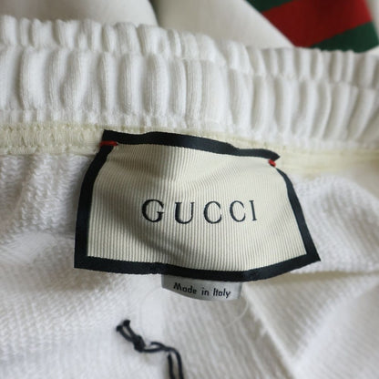 Gucci Logo Patch Ribbed Sweatshirt Long Pants White — view 7