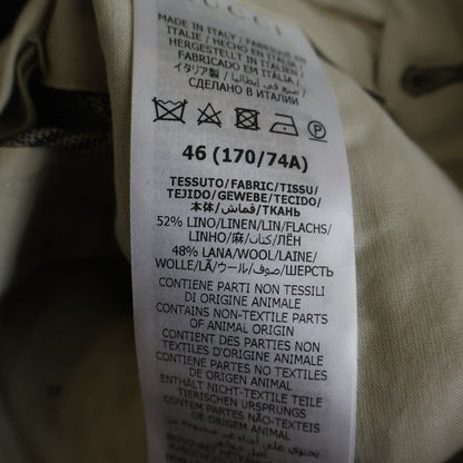Gucci All Check Pattern Half Shorts Pants Gray Zailw — view 7