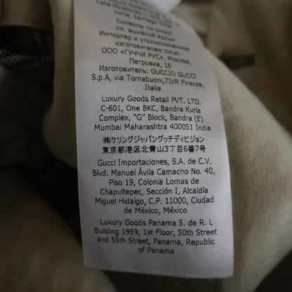 Gucci All Check Pattern Half Shorts Pants Gray Zailw — view 8