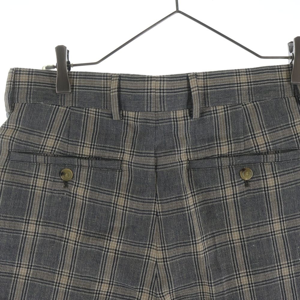 Gucci All Check Pattern Half Shorts Pants Gray Zailw — view 4