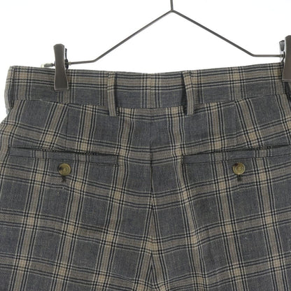Gucci All Check Pattern Half Shorts Pants Gray Zailw — view 4