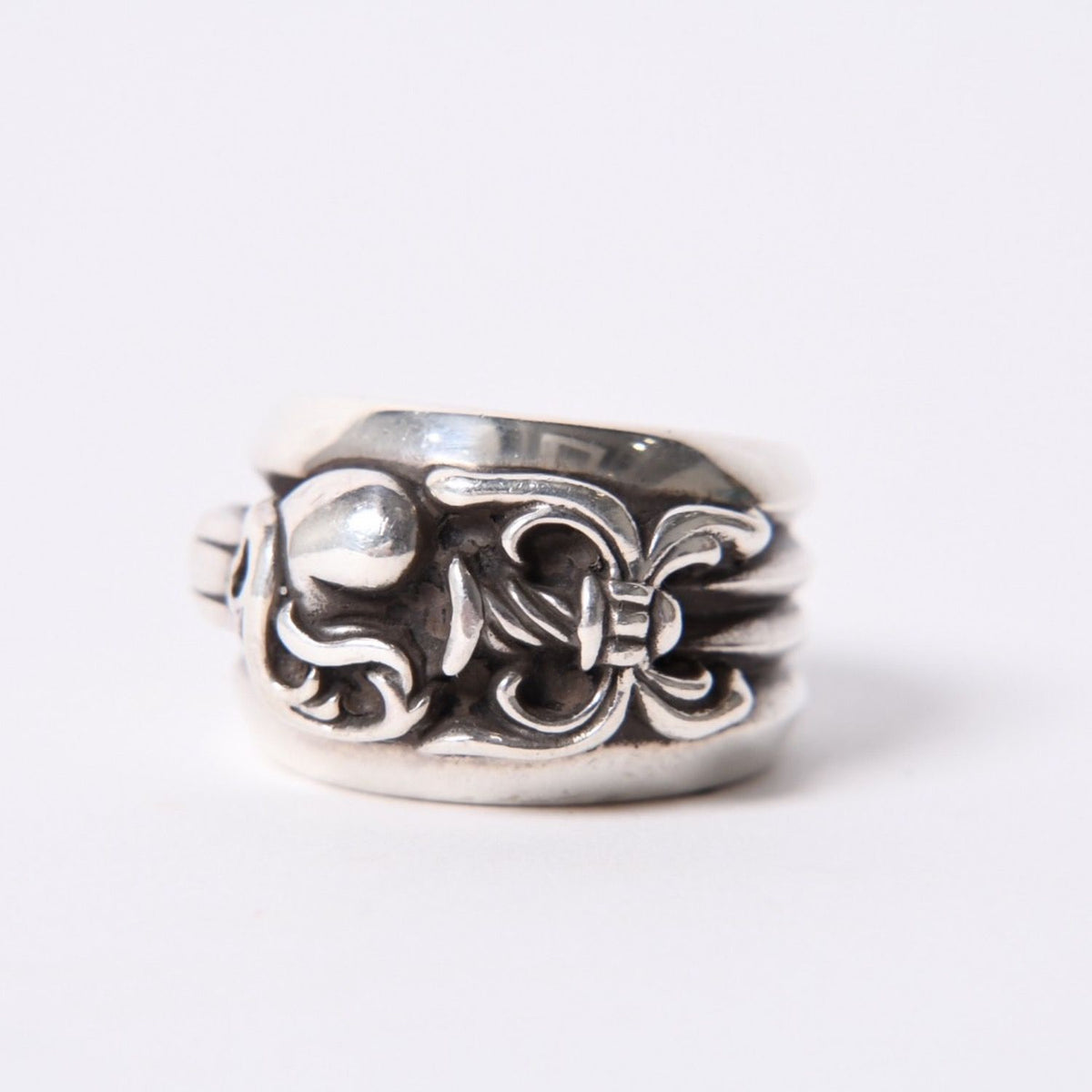 Chrome Hearts Dagger Heart Ring 925 Sterling Silver — view 6