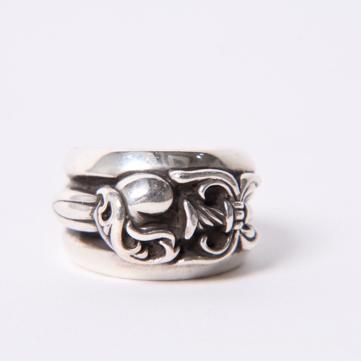 Chrome Hearts Dagger Heart Ring 925 Sterling Silver — view 3