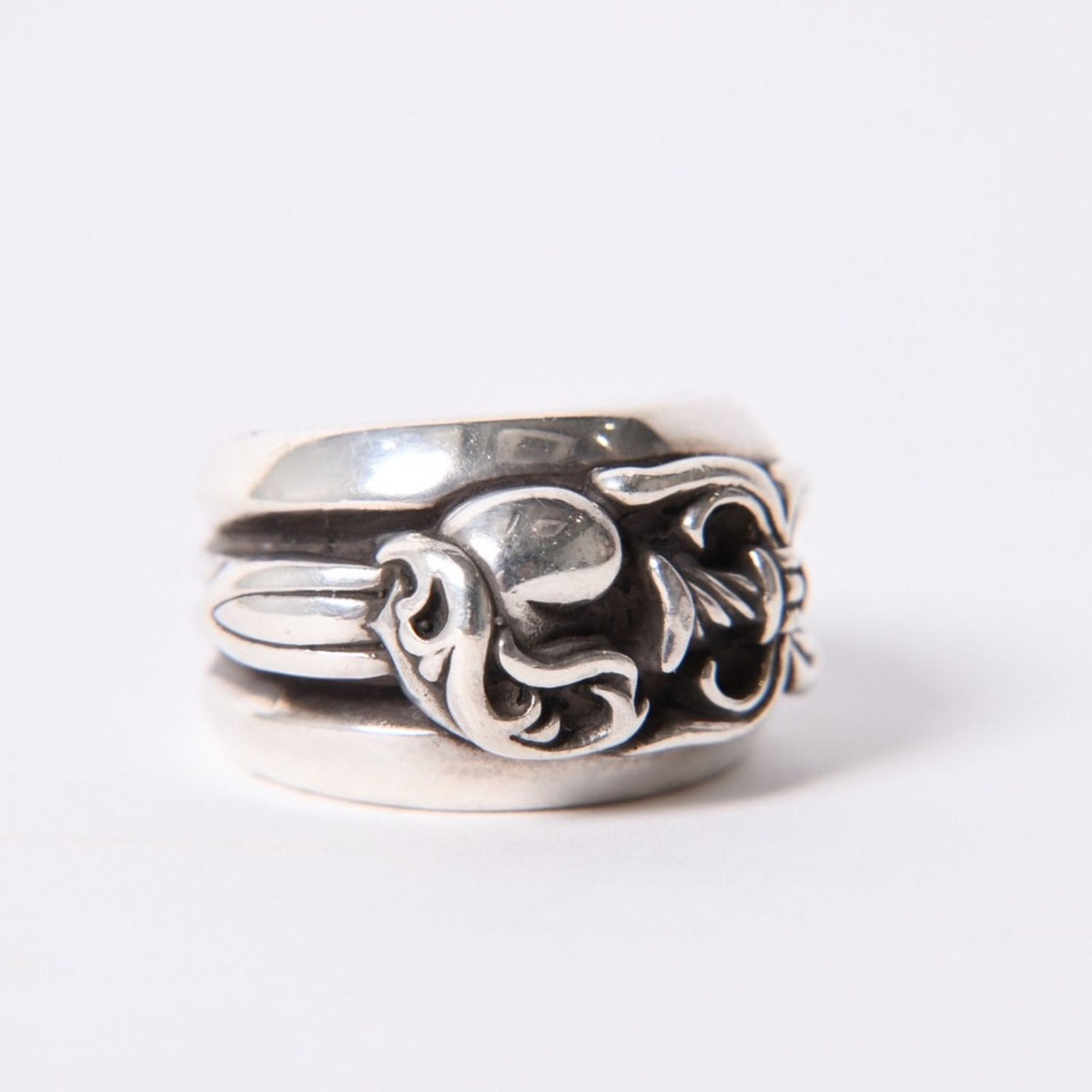 Chrome Hearts Dagger Heart Ring 925 Sterling Silver — view 7