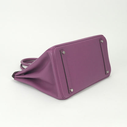Hermes Birkin 35 Tote Epsom Cyclamen Purple Silver Veau — view 6