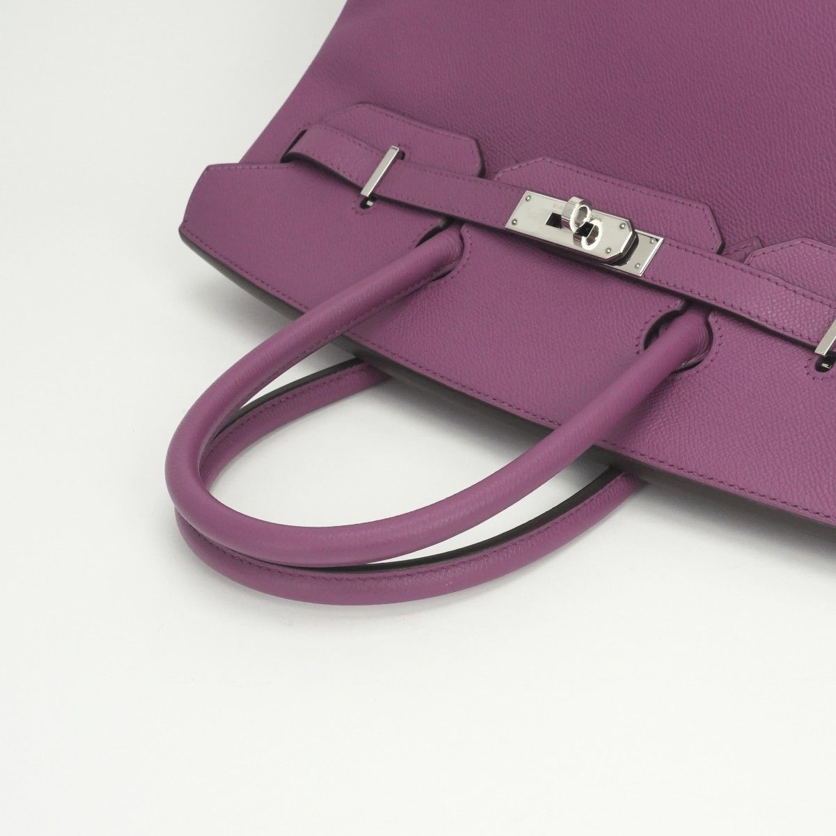 Hermes Birkin 35 Tote Epsom Cyclamen Purple Silver Veau — view 4