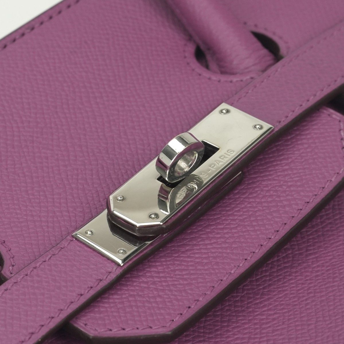 Hermes Birkin 35 Tote Epsom Cyclamen Purple Silver Veau — view 7