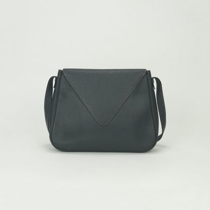 Hermes Christine Shoulder Bag Buffalo Graphite Gray Silver — view 3