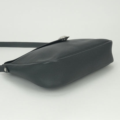 Hermes Christine Shoulder Bag Buffalo Graphite Gray Silver — view 6