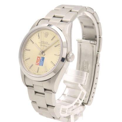 Rolex Air King Domino's Pizza Automatic S Number Watch SS Silver — view 3