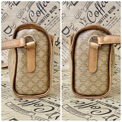 Celine Shoulder Bag Macadam Smartphone Travel Brown — view 5