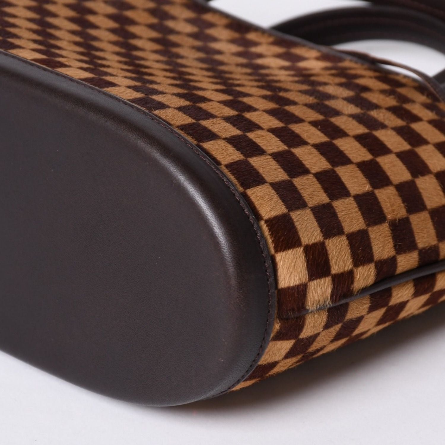 Louis Vuitton Damier Sauvage Impala Handbag Calf Hair Leather Gold — view 7
