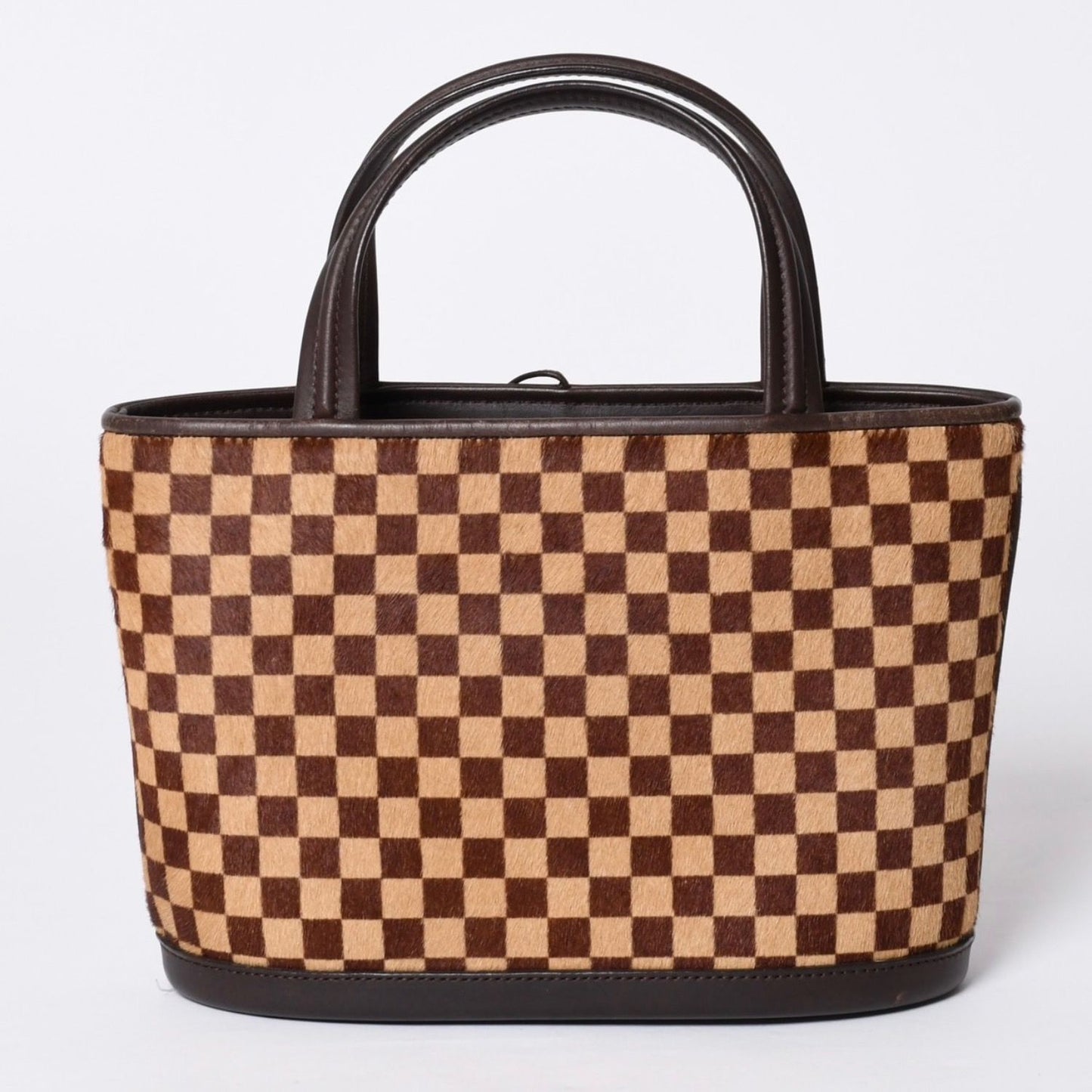 Louis Vuitton Damier Sauvage Impala Handbag Calf Hair Leather Gold — view 2