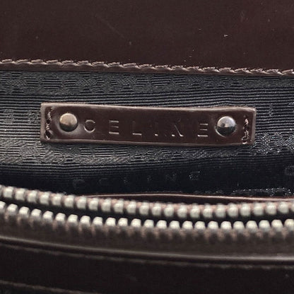 Celine Boogie Bag C Saruki Handbag Leather Canvas — view 6