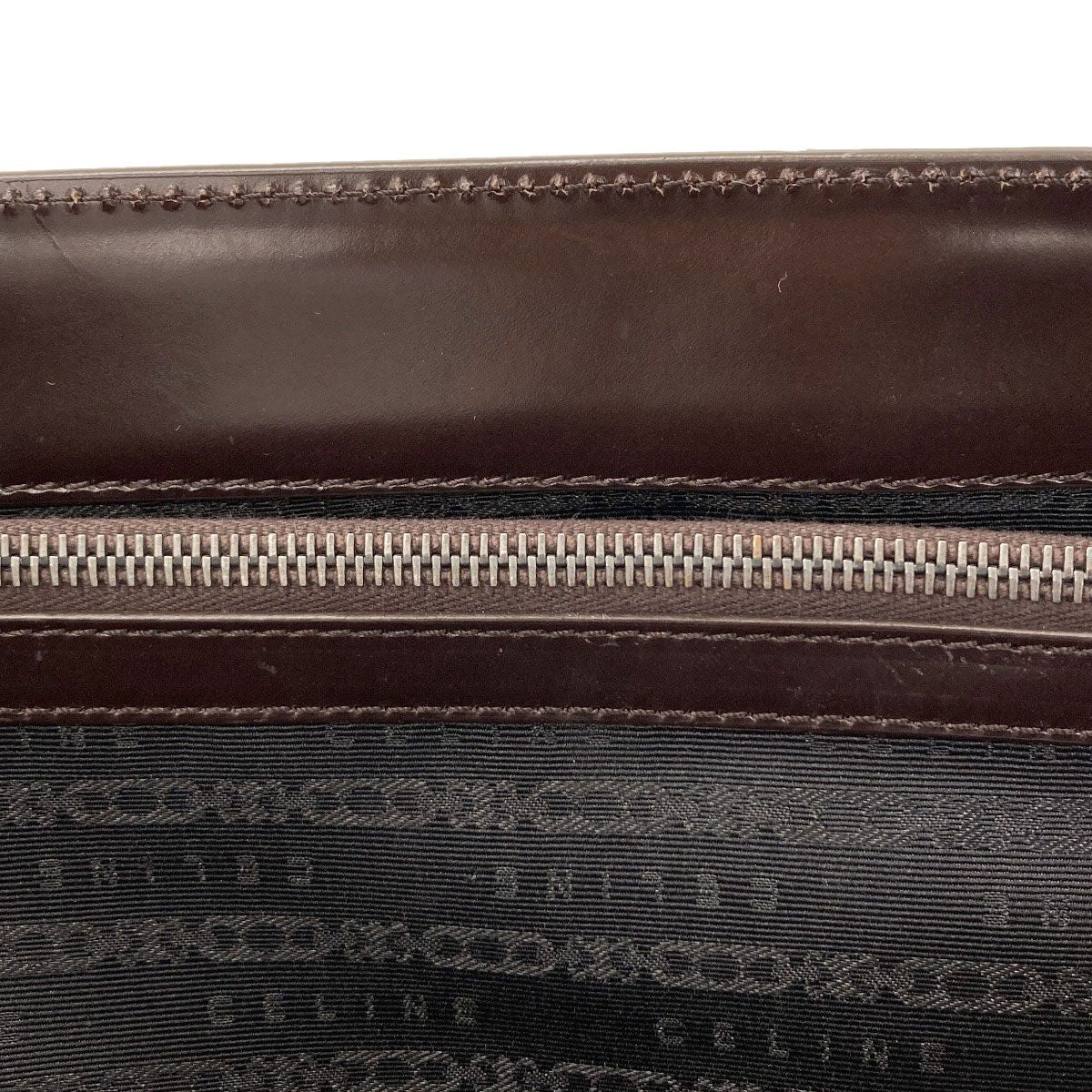 Celine Boogie Bag C Saruki Handbag Leather Canvas — view 9