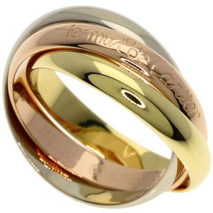 Cartier Trinity 54 Ring 18k Yellow Gold 18k White Pink